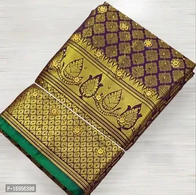 Kanjeevaram silk saree with stone work