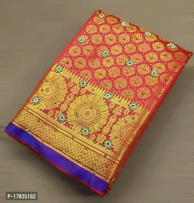 kanjeevaram silk saree with stone work