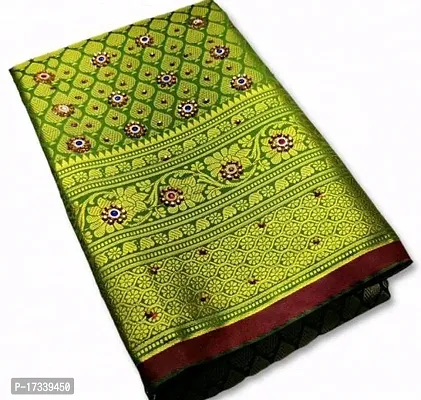 Kanjeevaram silk saree with stone work