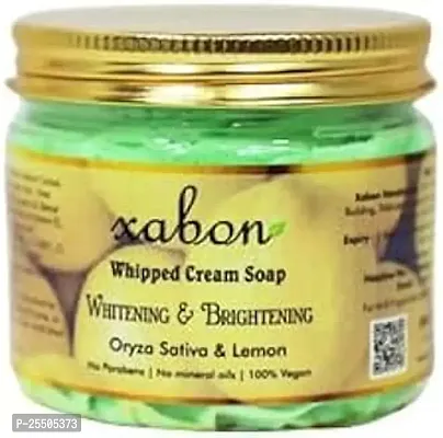 Xabon Whipped Cream Soap -100Gram Whitening Shower Cream Body Wash Anti-Acne Body  Face Wash Ph Balanced Intense Hydration - Soaps For Moisturization For Men Women Pack Of 1-thumb0