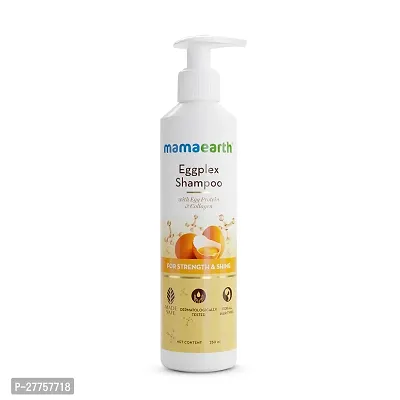 Mamaearth Eggplex Shampoo, for strong hair, with Egg Protein  Collagen, for Strength and Shine - 250 ml