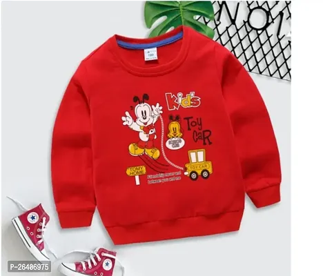 Fabulous Cotton Blend Winter Sweatshirt For Kids-thumb0