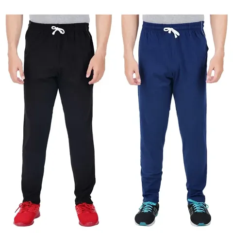 Mens Regular Fit Track Pants Pack of 2