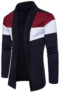 Stylish Multicoloured Cotton Blend Solid Shrug For Men-thumb2