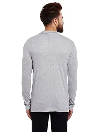 Stylish Grey Cotton Blend Solid Shrug For Men-thumb3