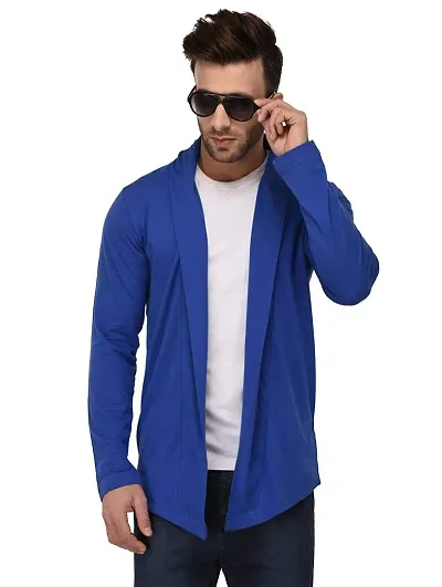 Men's Cotton Solid Long Sleeves Cardigan