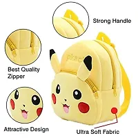 Stylish Fancy Pikachu Kids Backpack With Free Water Bottle-thumb4