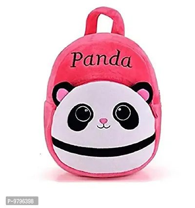 Stylish Fancy Panda Pink Kids Backpack With Free Water Bottle-thumb2