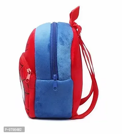 Stylish Fancy Spiderman Red Kids Backpack With Free Water Bottle-thumb5