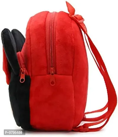 Stylish Fancy Miini Red Kids Backpack With Free Water Bottle-thumb4