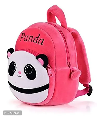 Stylish Fancy Panda Pink Kids Backpack With Free Water Bottle-thumb4