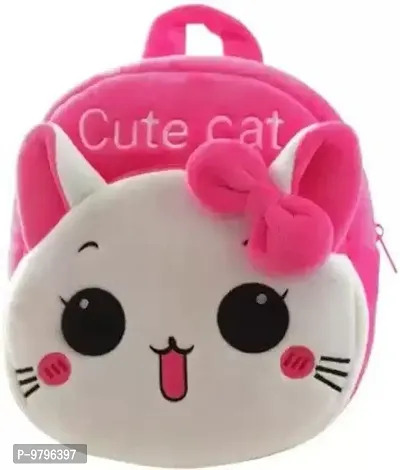 Stylish Fancy Cute Cat Kids Backpack With Free Water Bottle-thumb2