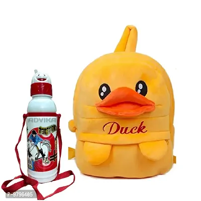 Stylish Fancy Duck Kids Backpack With Free Water Bottle