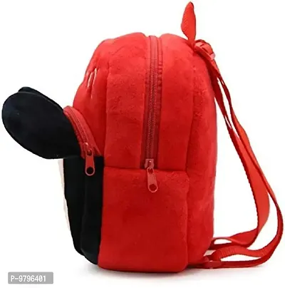 Stylish Fancy Mickey Red Kids Backpack With Free Water Bottle-thumb4