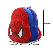 Stylish Fancy Spiderman Red Kids Backpack With Free Water Bottle-thumb2