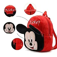 Cute Mickey Mouse Kids Backpack Toddler Bag Plush Animal Carto-thumb2