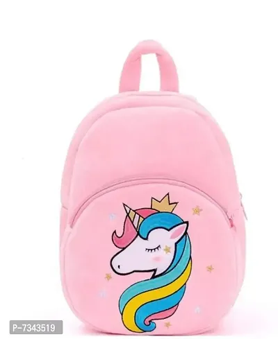 Unicorn Half Body Cute Kids Backpack Toddler Bag Plush Animal Cartoon Mini Travel Bag for Baby Girl Boy 1-6 Years.