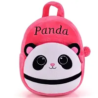 Panda Pink Kids School Bag Soft Plush Backpacks Carto-thumb1