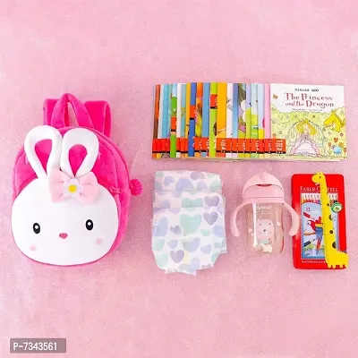 Rabbit Kongi Kids School Bag Soft Plush Backpacks Carto-thumb4