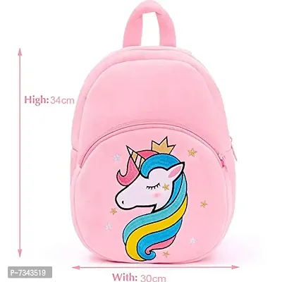 Unicorn Half Body Cute Kids Backpack Toddler Bag Plush Animal Cartoon Mini Travel Bag for Baby Girl Boy 1-6 Years.-thumb5