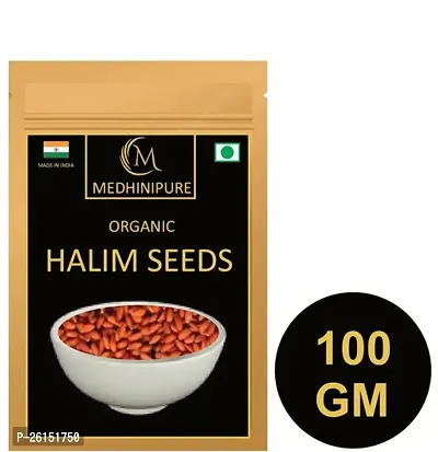 Medhinipure Raw Organic Halim Seeds- Aliv Seeds - Haleem Seeds - Halim Seeds - Garden Cress Seeds 100-G Seed (100 G)-thumb0
