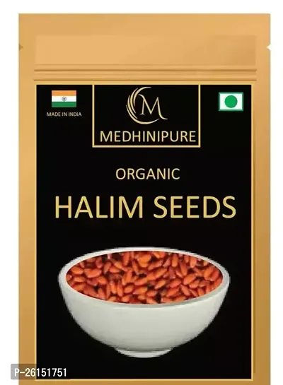 Medhinipure Organic Raw Halim Seeds,Aliv Seeds,Garden Cress Asaliya Seeds For Calcium - Iron - Vitamin A - Vitamin C - Vitamin E - Protein - Folic Acid And Dietary Fibre (150 Per Packet)-thumb0