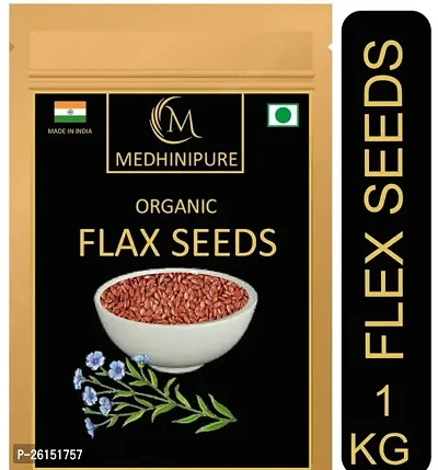 Raw Flax Seeds (Alsi Seeds And Linseeds) Natural Seeds Derived From The Organically Grown Plants