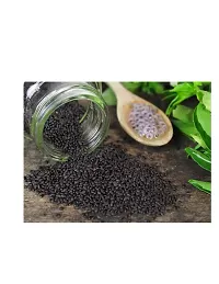Basil Seeds / Tukmariya /Sabja/Bapji Seed for Protein|Iron|Calcium|Anti Oxidents Basil Seeds 150gm-thumb1