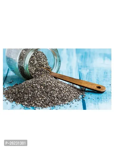 Raw Chia Seeds for weight loss with 3 , Zinc  Fiber, Calcium Rich Chia Seeds 100gm-thumb2