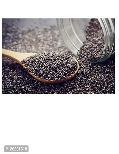 Raw Chia Seeds for weight loss with 3 , Zinc  Fiber, Calcium Rich Chia Seeds 150gm-thumb2
