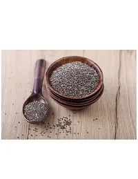 Raw Chia Seeds for weight loss with 3 , Zinc  Fiber, Calcium Rich Chia Seeds 150gm-thumb3
