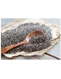 Raw Chia Seeds for weight loss with Omega 3 , Zinc  Fiber, Calcium Rich Chia Seeds 100gm-thumb1