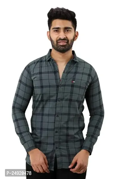 Classic Polycotton Checked For Men-thumb0