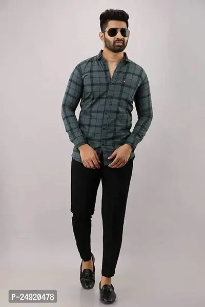 Classic Polycotton Checked For Men-thumb2