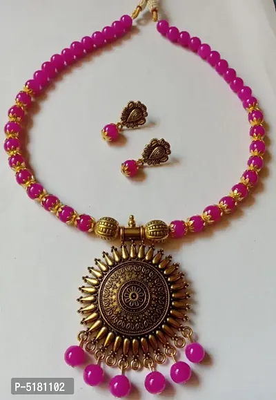 Meenakari jewellery set-thumb0