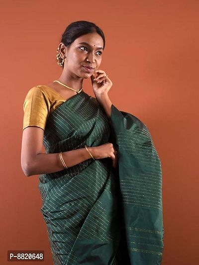 Trendy Silk Cotton Saree without Blouse Piece-thumb0