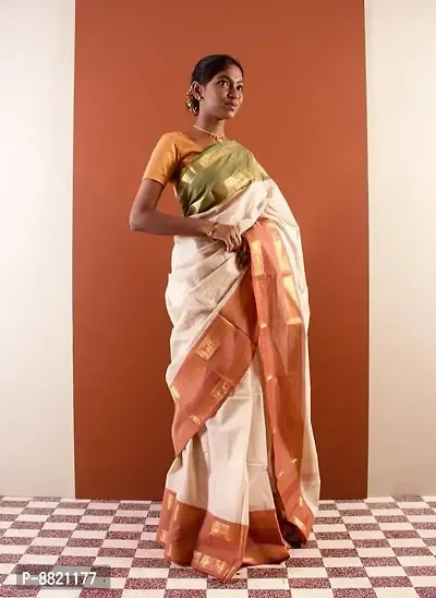 Trendy Cotton Saree without Blouse piece-thumb2