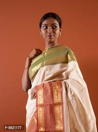 Trendy Cotton Saree without Blouse piece-thumb3