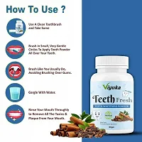 Teeth Fresh Teeth Whitening tooth Powder for yellow teeth (80 Gm)-thumb1