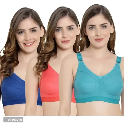 BELLA BEAUTY 3 Piece Everyday Full Coverage Bra{Combo of 3}(Combo_3-010)