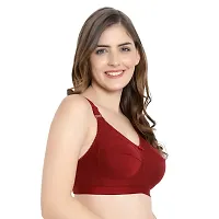 BELLA BEAUTY Perfect Cotton Blend Non-Padded Wireless Full Coverage Bra-thumb3