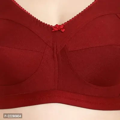 BELLA BEAUTY Perfect Cotton Blend Non-Padded Wireless Full Coverage Bra-thumb3