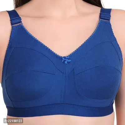 BELLA BEAUTY Women's Cotton Blend Non-Padded Wire Free T-Shirt Bra(BRA-01)-thumb5