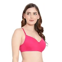 BELLA BEAUTY Padded Seamless Wirefree T-Shirt Bra(Pad-Bra)-thumb3