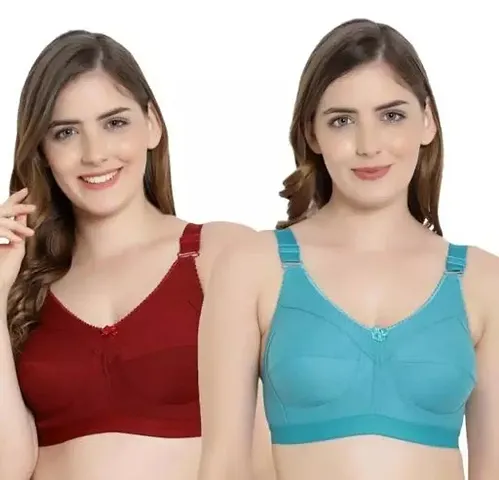 Stylish Blend Solid Bras For Women