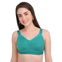 BELLA BEAUTY Women's Cotton Blend Non-Padded Wire Free T-Shirt Bra(BRA-01)-thumb1