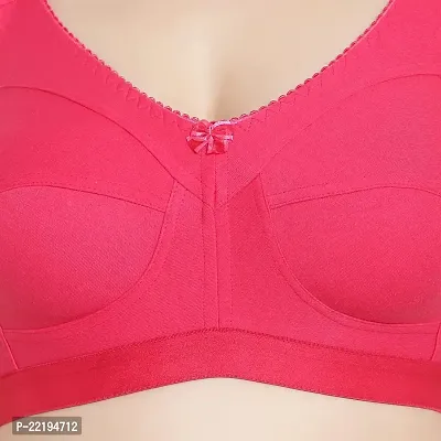 BELLA BEAUTY Perfect Cotton Blend Non-Padded Wireless Full Coverage Bra-thumb3