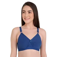 BELLA BEAUTY Women's Cotton Blend Non-Padded Wire Free T-Shirt Bra(BR-01)-thumb1