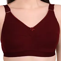 BELLA BEAUTY Women's Cotton Blend Non-Padded Wire Free T-Shirt Bra(BRA-01)-thumb4