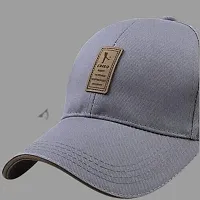 EDIKO Cap Combo Pack of 2 Cotton Cap for Men's and Women's (Maroon  Grey)-thumb4